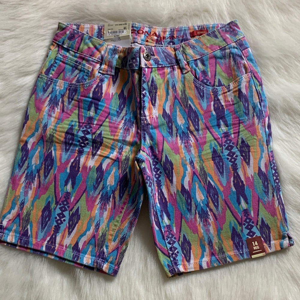 Arizona Jean Company Multicolor Patterned Kids Shorts